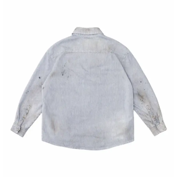 14 Zip Mechanic Shirt Back View