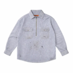 14 Zip Mechanic Shirt Front View