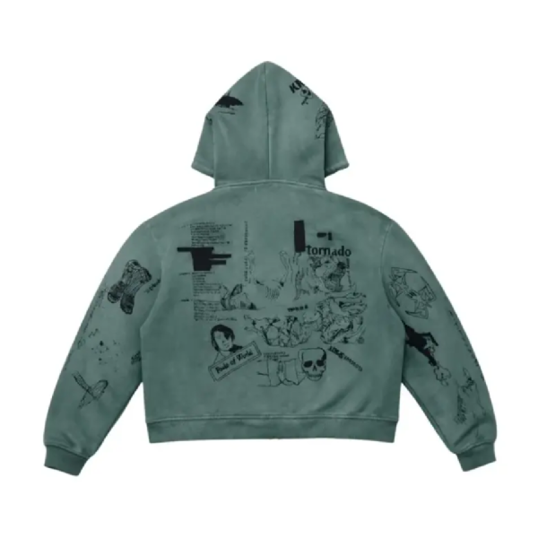 Centermass Zip Hoodie Back View