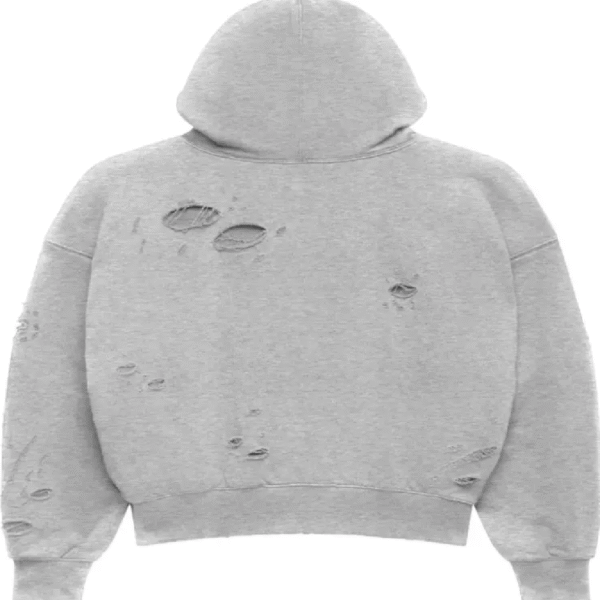 DSTRY Black Hoodie Back View