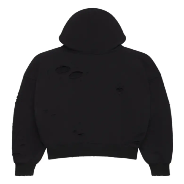 DSTRY Double Layer Hoodie Side View