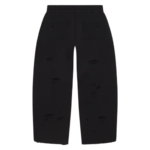 Grey Sun Logo Sweatpants Side View