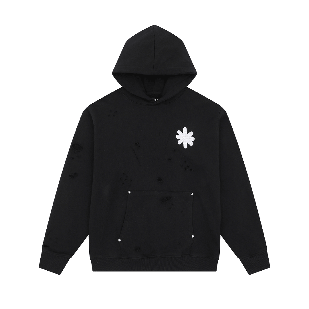 LOSTSHDWS Classic Black Streetwear Hoodie (1) LOSTSHDWS Classic Black Streetwear Hoodie