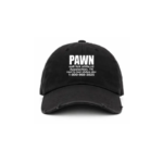 LOSTSHDWS Pawn 5 Panel Hat Black Front View