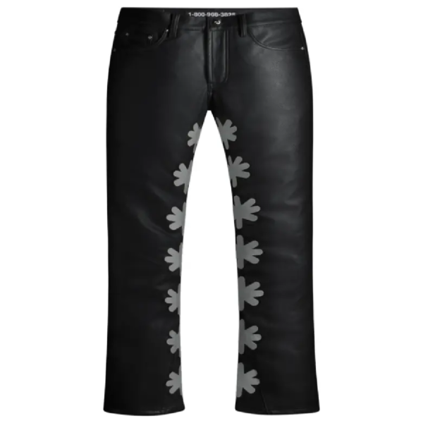 LOSTSHDWS Wax Pant Belt Loop Detail