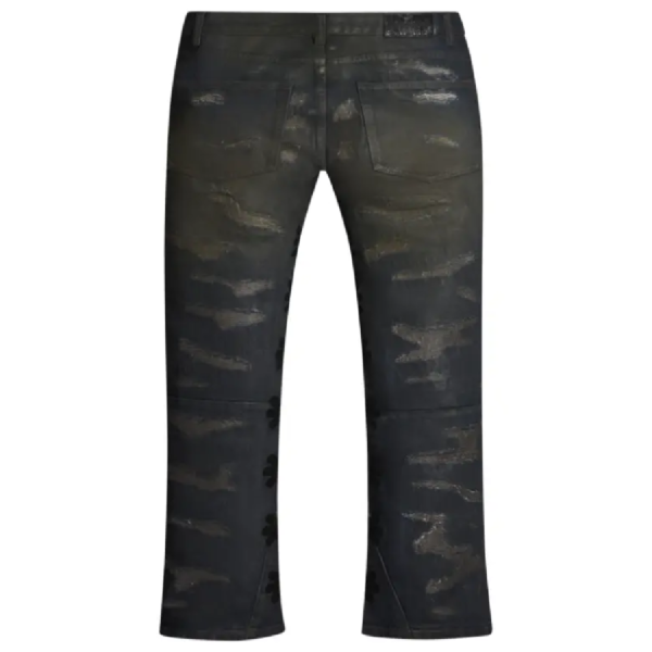 LOSTSHDWS Wax Pant Marbled Texture Close-Up