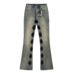 Men's Vintage Washed Flare Jeans
