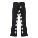 Men's Floral Flare Jeans Styling